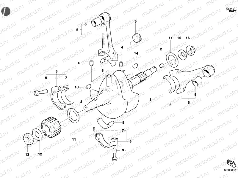 CRANKSHAFT » ENGINE CASE