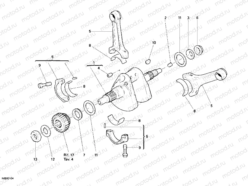 CRANKSHAFT » ENGINE CASE