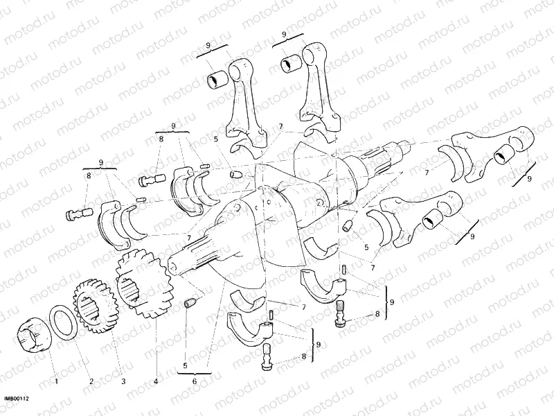CRANKSHAFT » ENGINE CASE
