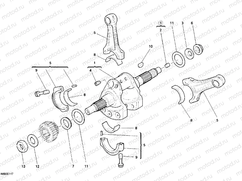 CRANKSHAFT » ENGINE CASE