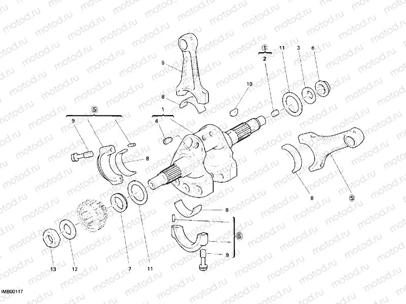 CRANKSHAFT » ENGINE CASE