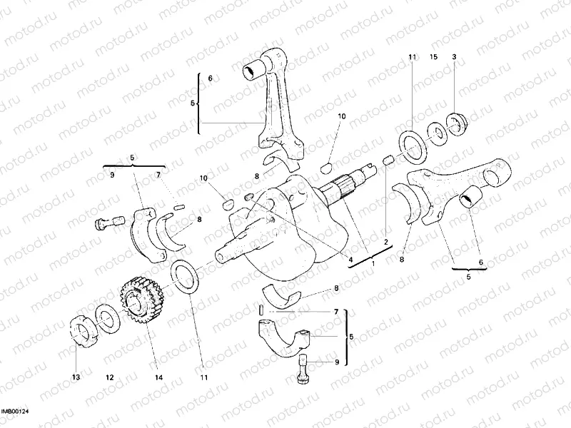 CRANKSHAFT » ENGINE CASE