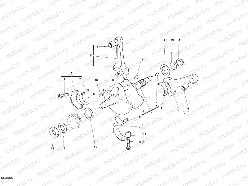 CRANKSHAFT » ENGINE CASE