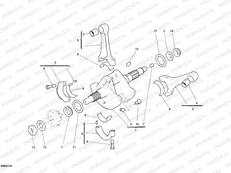 CRANKSHAFT » ENGINE CASE