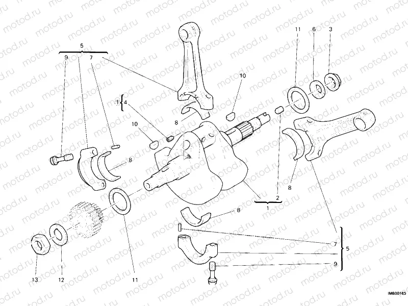 CRANKSHAFT » ENGINE CASE