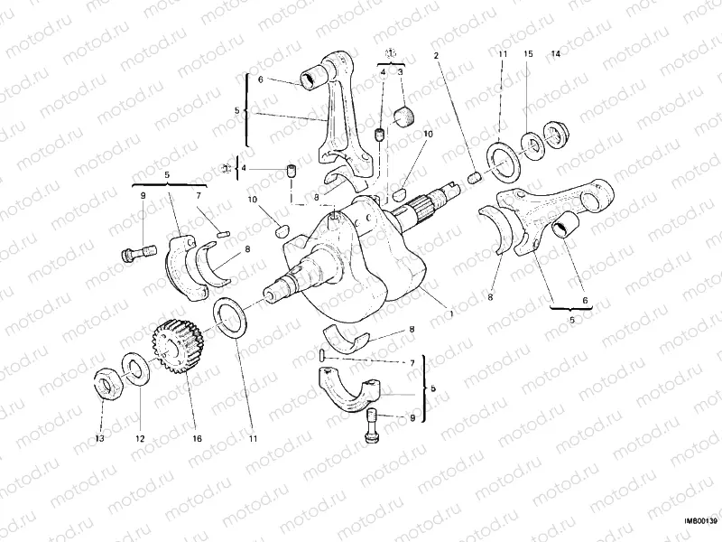 CRANKSHAFT » ENGINE CASE
