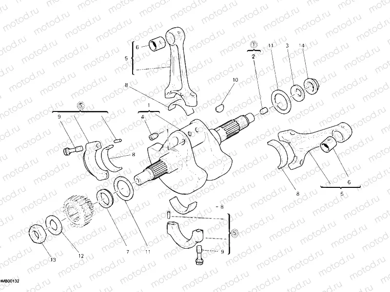 CRANKSHAFT » ENGINE CASE