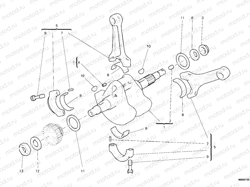CRANKSHAFT » ENGINE CASE