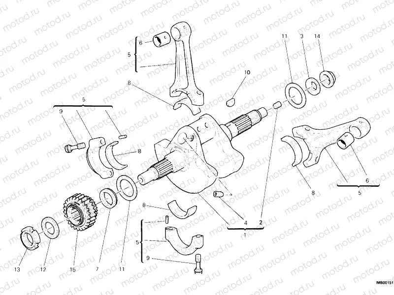 CRANKSHAFT » ENGINE CASE