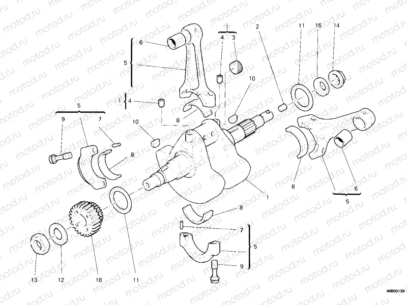 CRANKSHAFT » ENGINE CASE