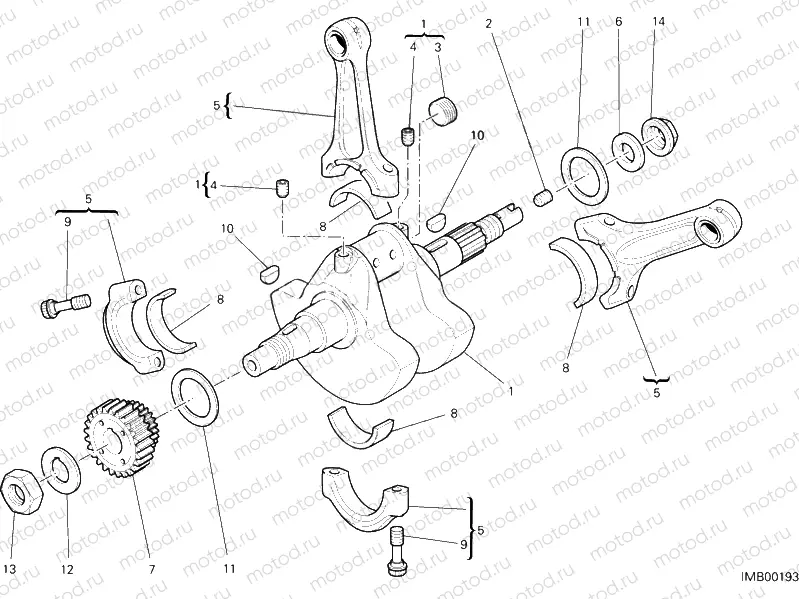 CRANKSHAFT » ENGINE CASE