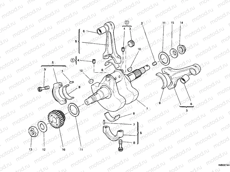 CRANKSHAFT » ENGINE CASE