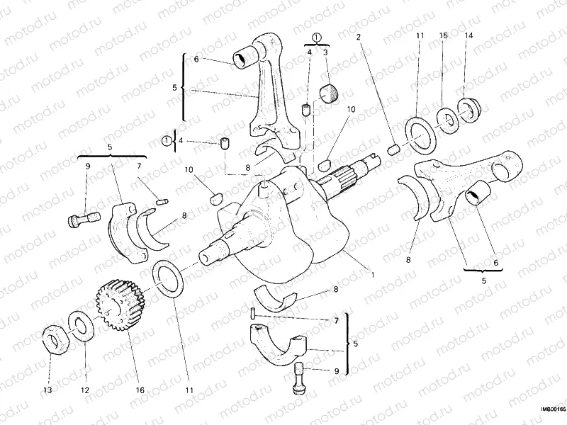 CRANKSHAFT » ENGINE CASE
