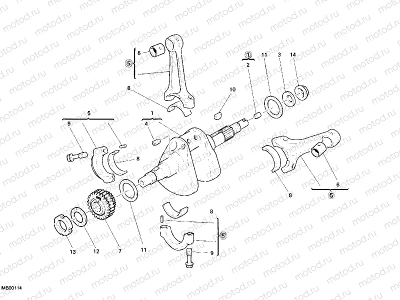 CRANKSHAFT » ENGINE CASE