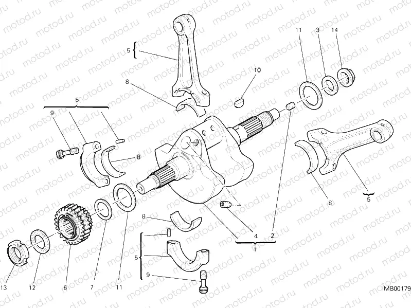 CRANKSHAFT » ENGINE CASE