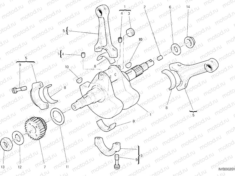 CRANKSHAFT » ENGINE CASE