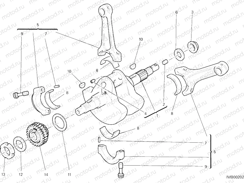 CRANKSHAFT » ENGINE CASE