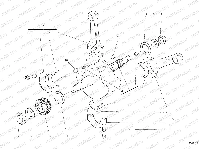 CRANKSHAFT » ENGINE CASE