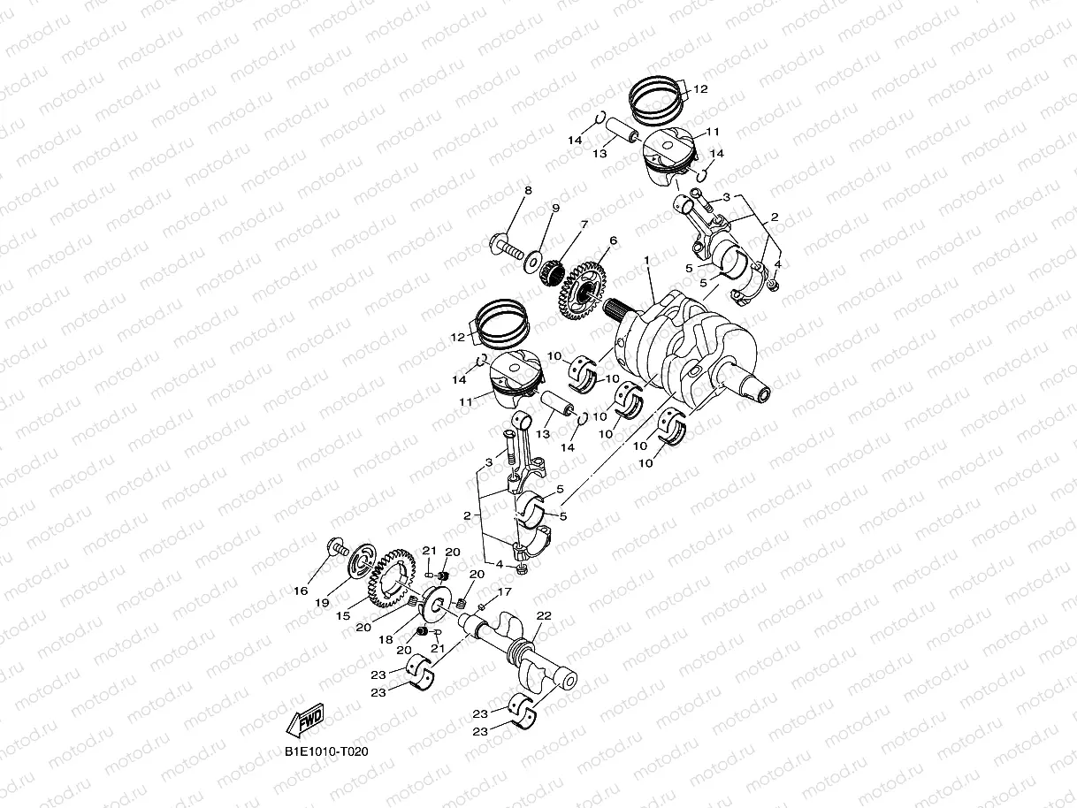 CRANKSHAFT & PISTON