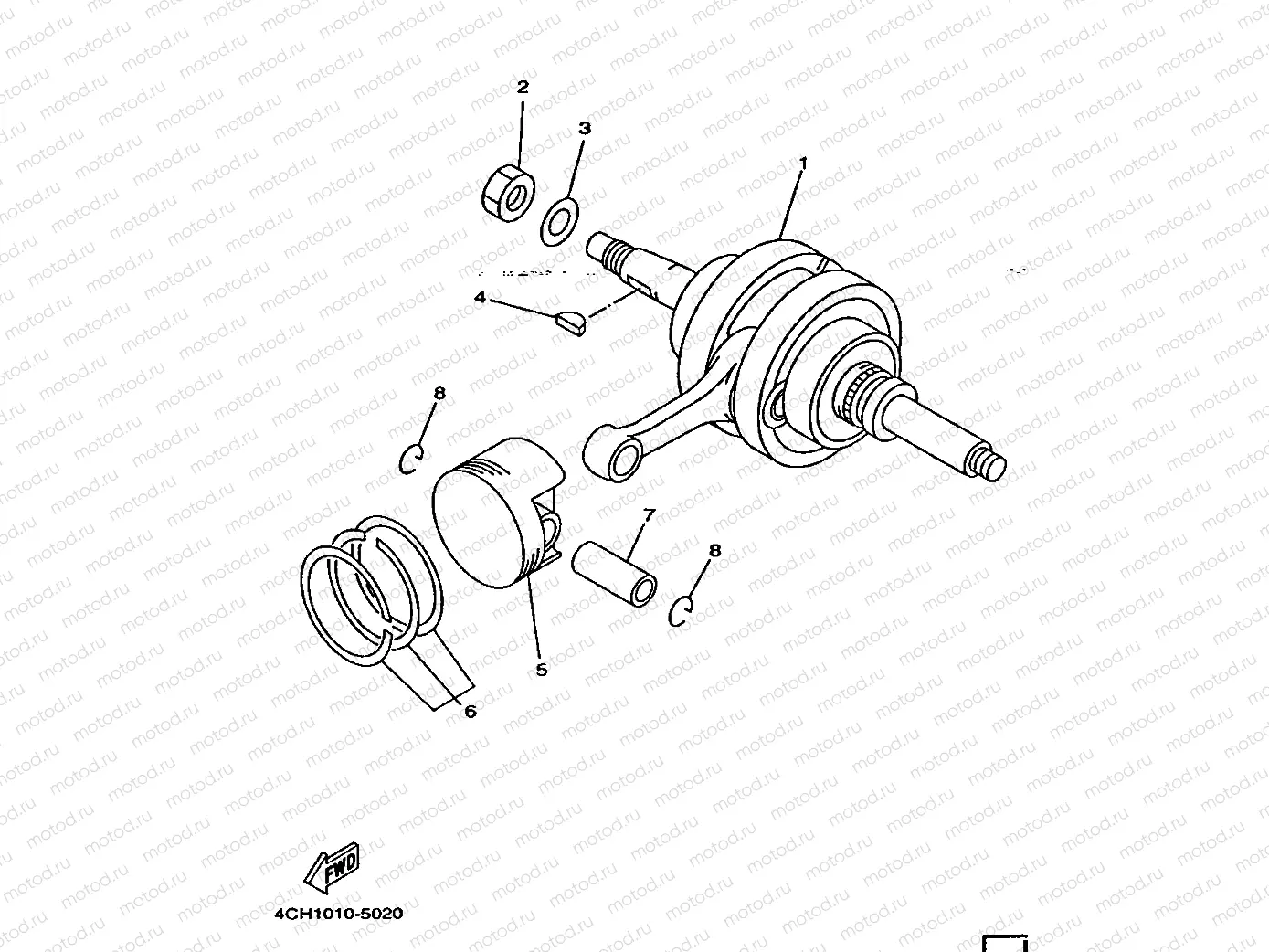 CRANKSHAFT & PISTON