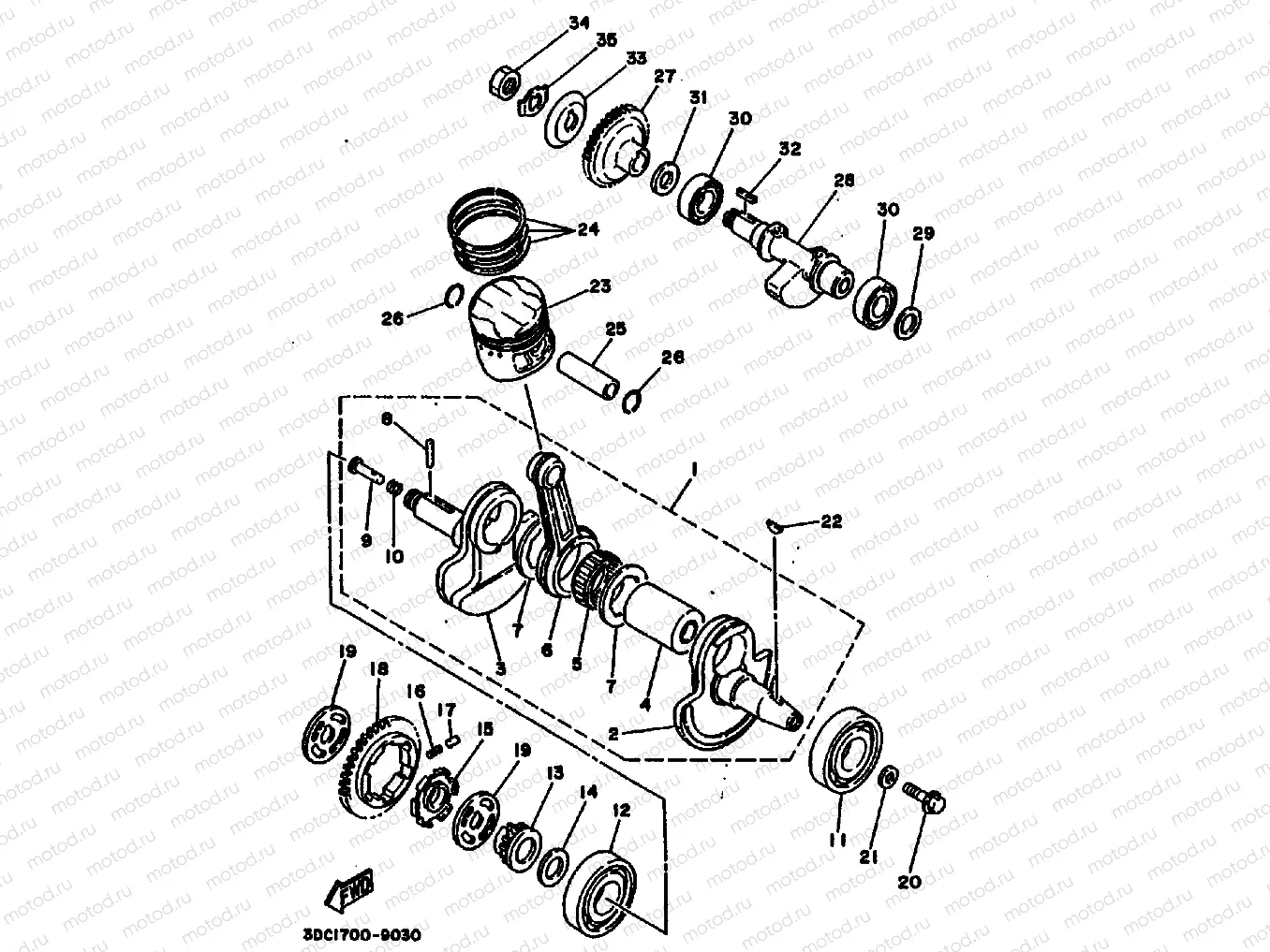 CRANKSHAFT & PISTON