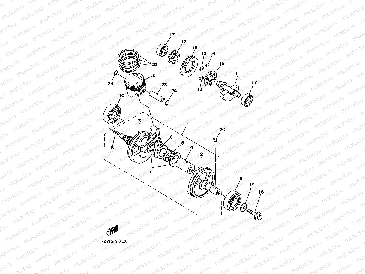CRANKSHAFT & PISTON