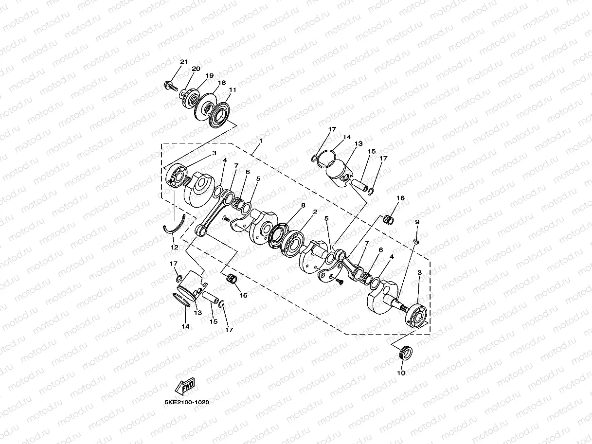 CRANKSHAFT & PISTON