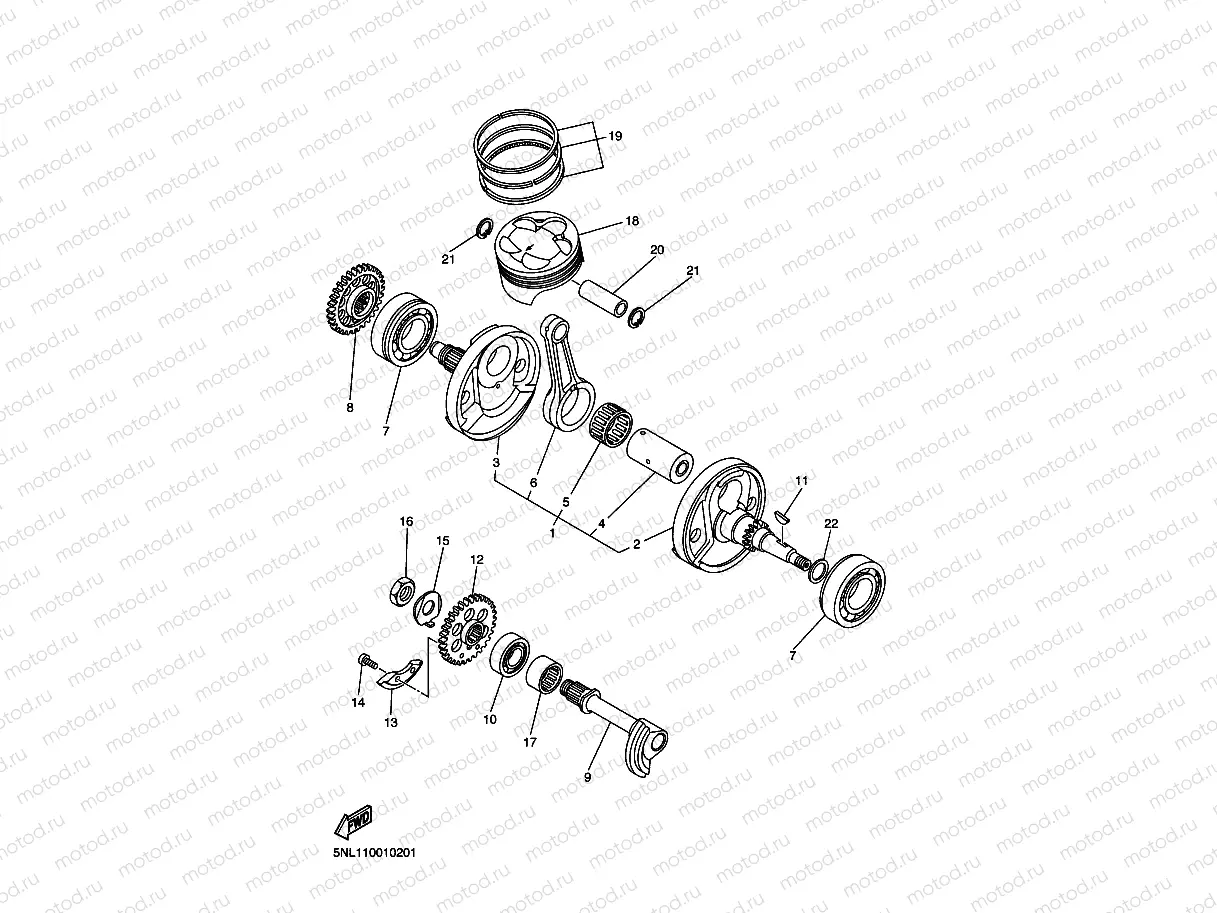 CRANKSHAFT & PISTON