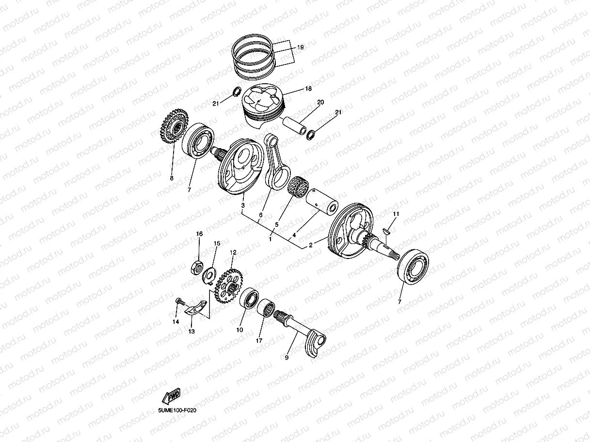 CRANKSHAFT & PISTON