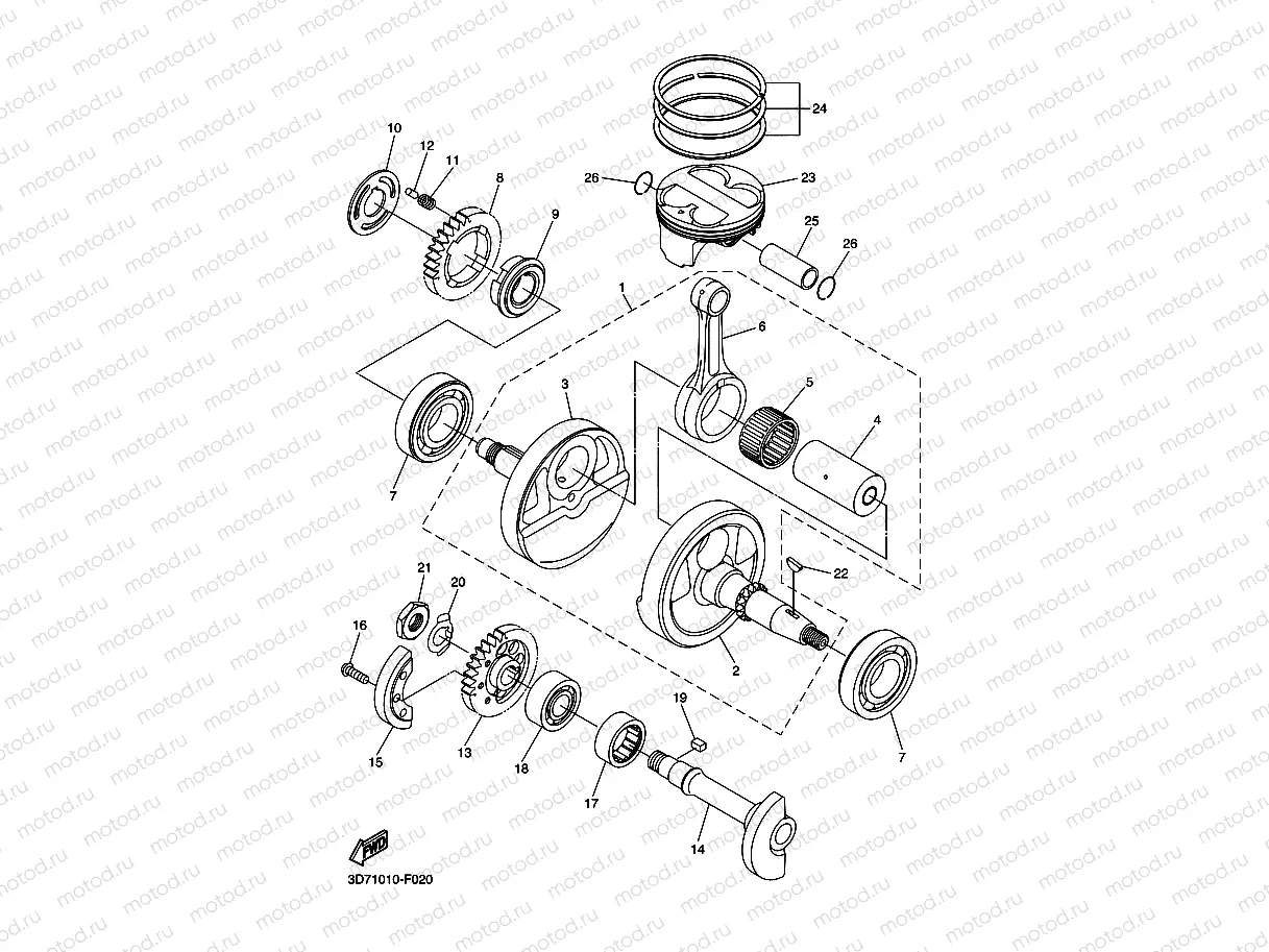 CRANKSHAFT & PISTON