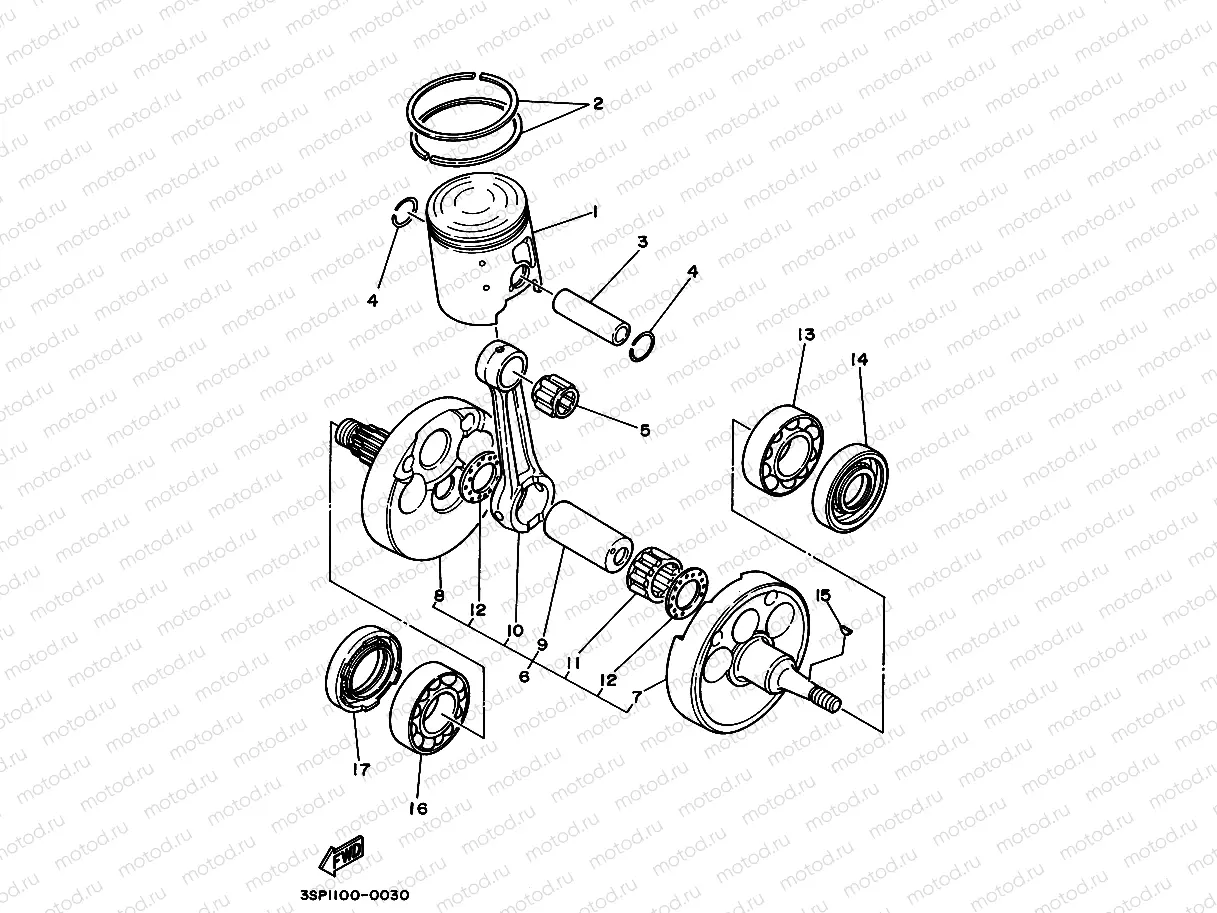 CRANKSHAFT & PISTON