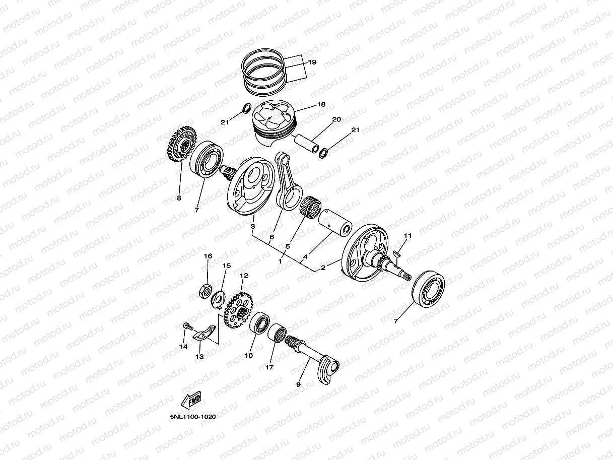 CRANKSHAFT & PISTON