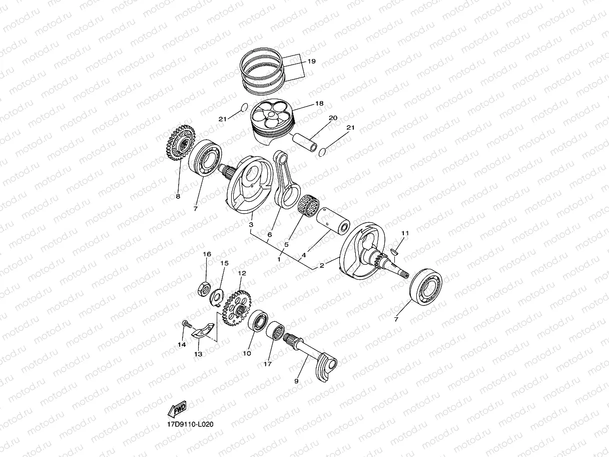 CRANKSHAFT & PISTON