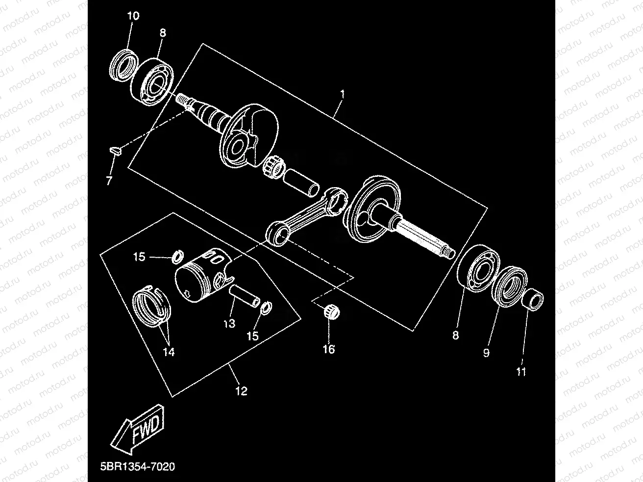 CRANKSHAFT & PISTON