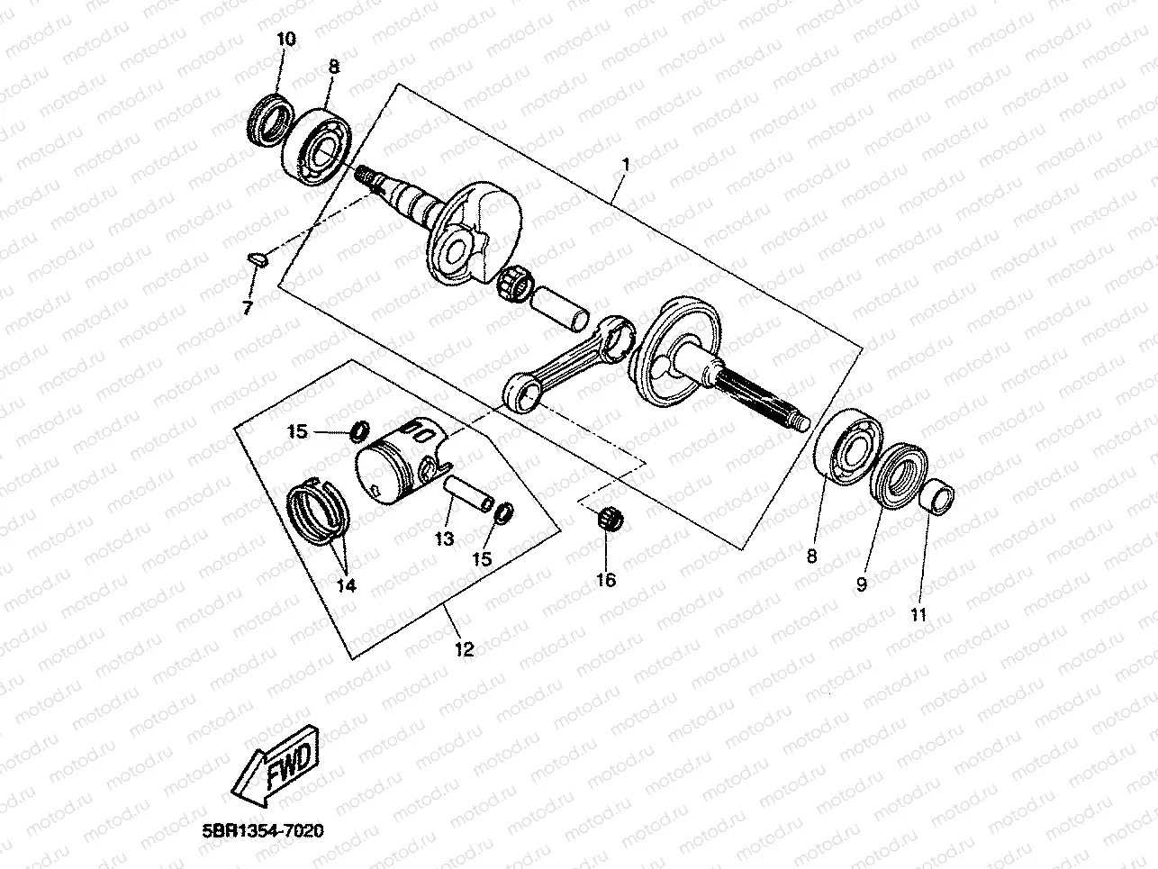 CRANKSHAFT & PISTON