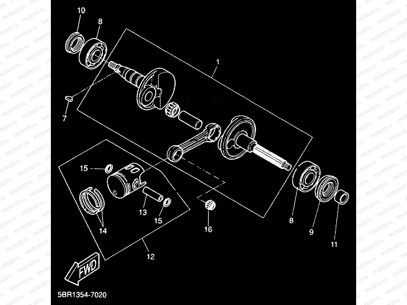 CRANKSHAFT & PISTON