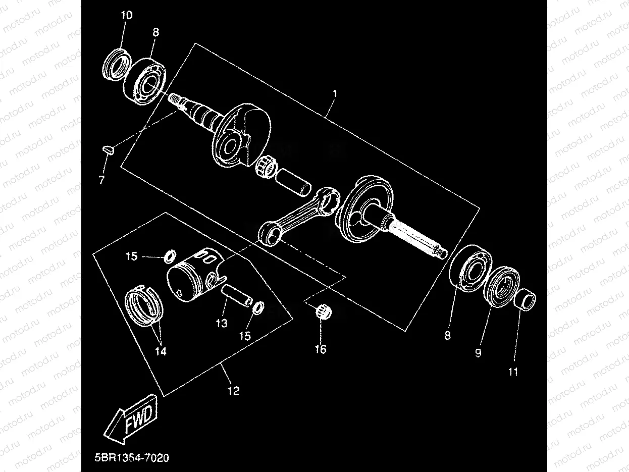 CRANKSHAFT & PISTON