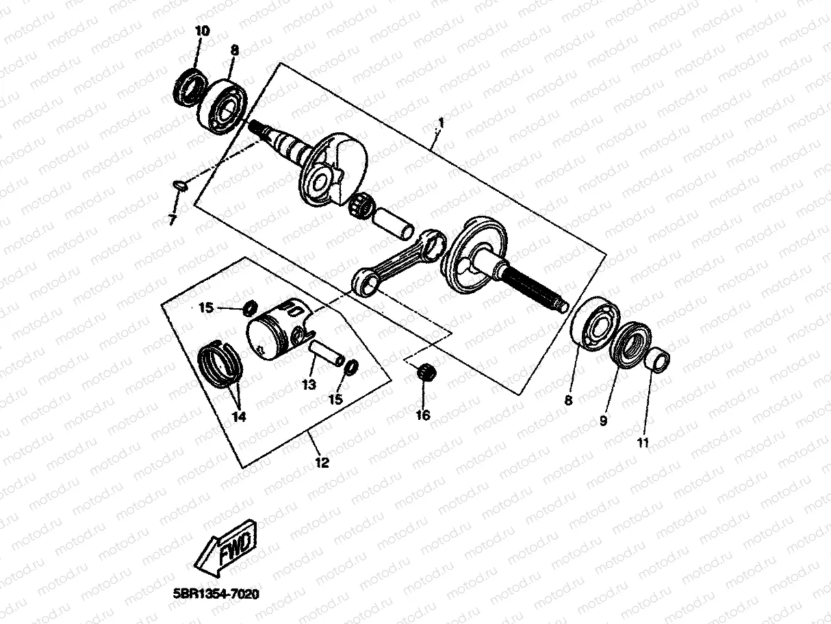 CRANKSHAFT & PISTON