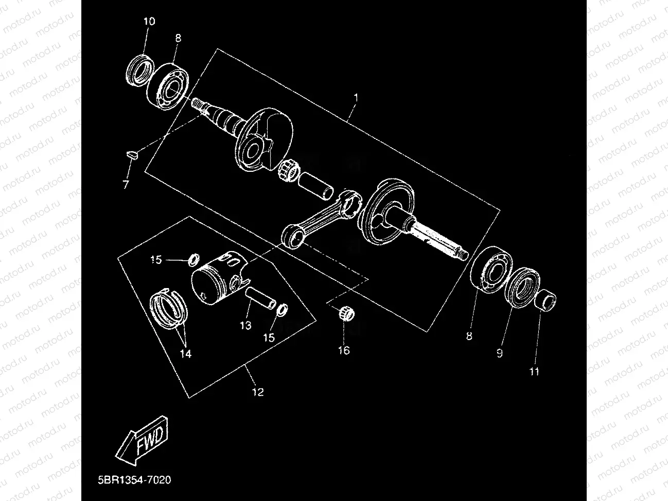 CRANKSHAFT & PISTON