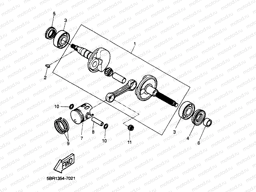 CRANKSHAFT & PISTON