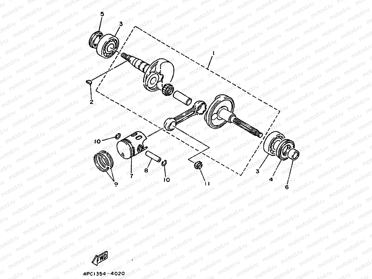 CRANKSHAFT & PISTON