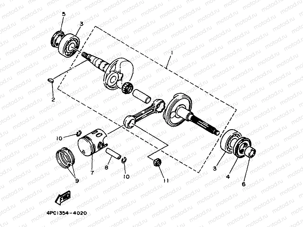 CRANKSHAFT & PISTON