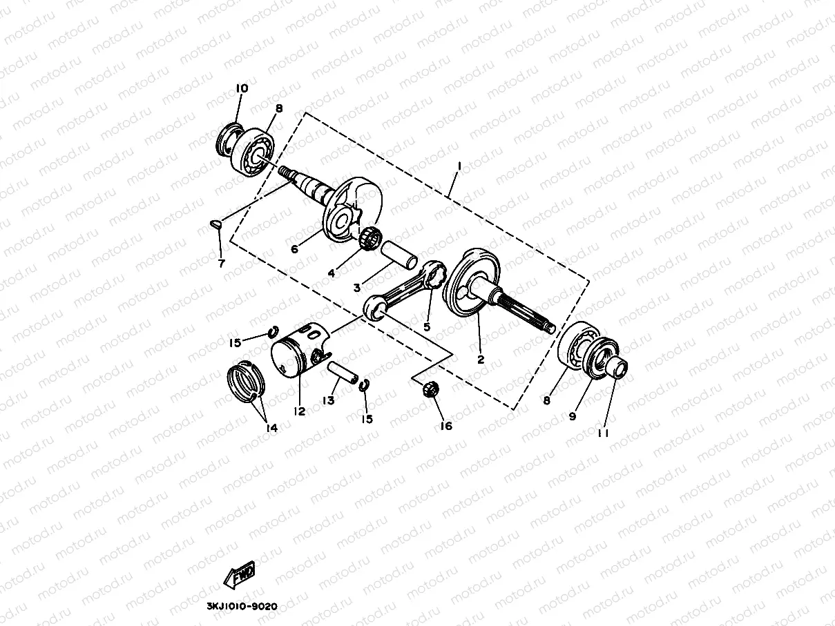 CRANKSHAFT & PISTON