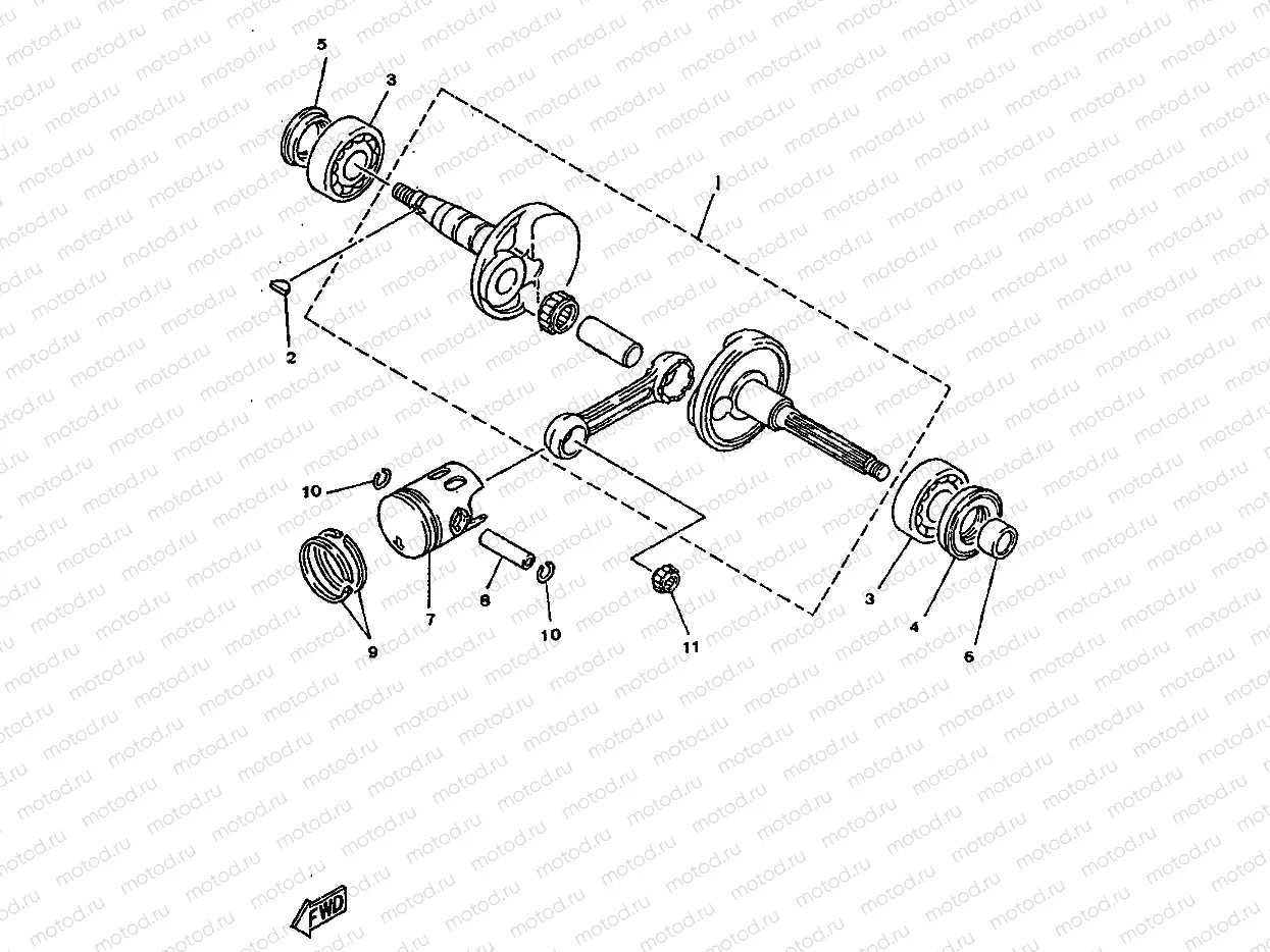 CRANKSHAFT & PISTON