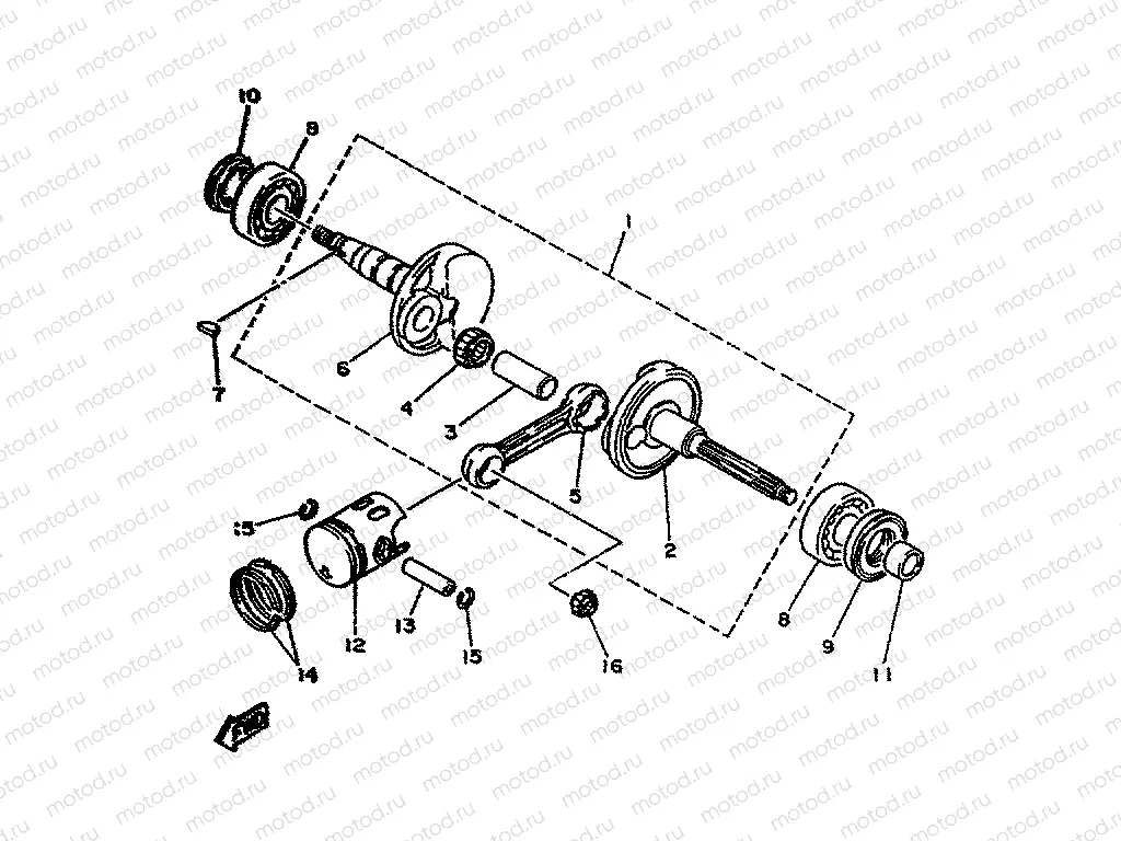 CRANKSHAFT & PISTON