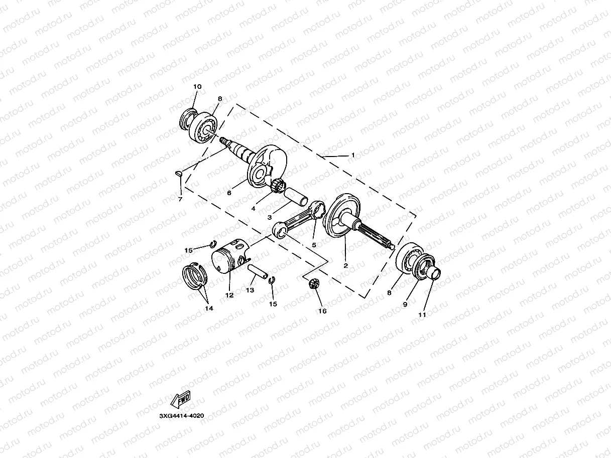 CRANKSHAFT & PISTON