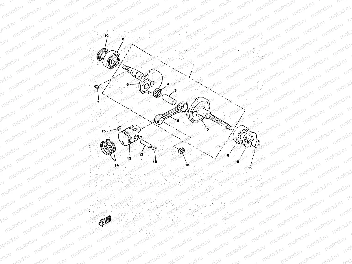 CRANKSHAFT & PISTON