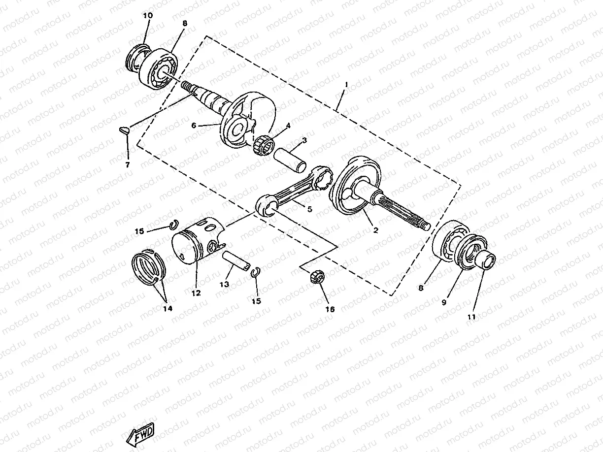 CRANKSHAFT & PISTON