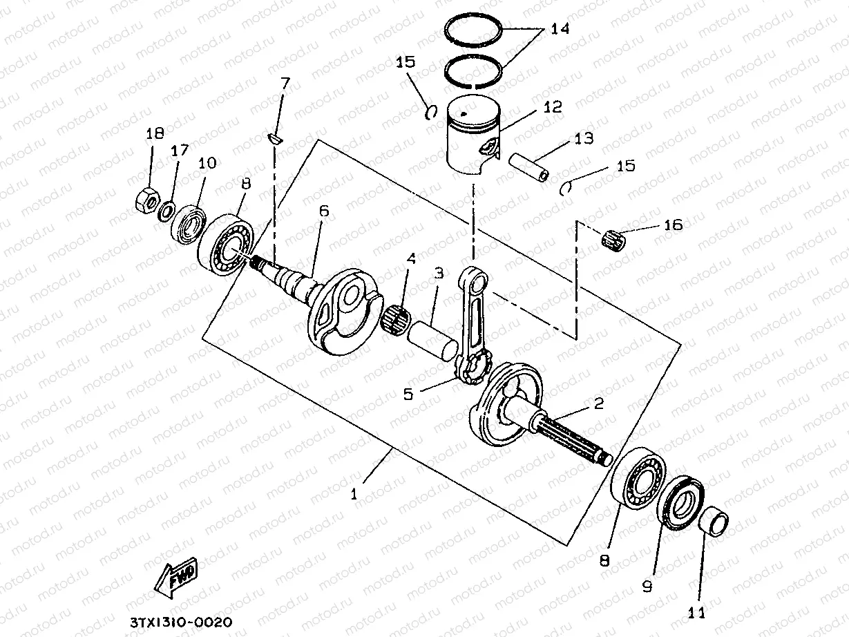 CRANKSHAFT & PISTON