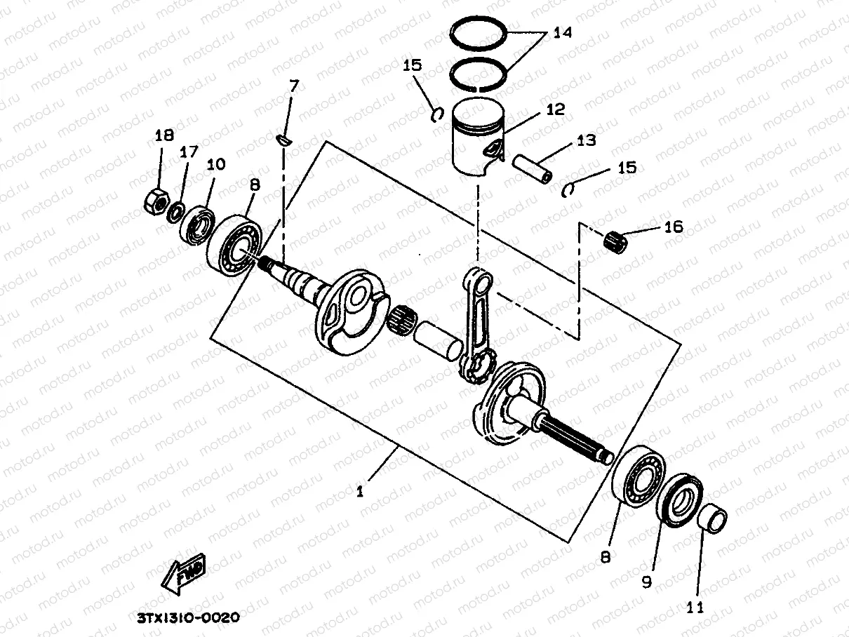 CRANKSHAFT & PISTON